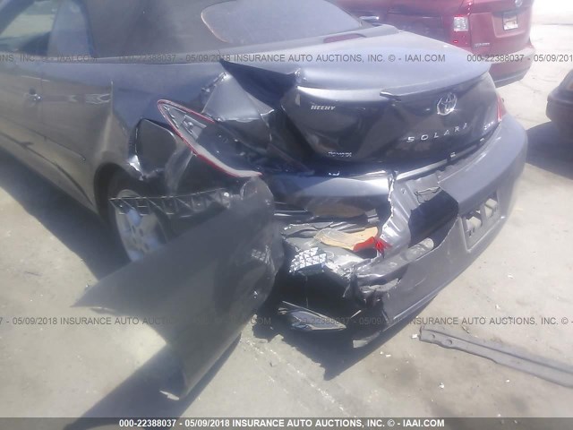 4T1FA38P17U113223 - 2007 TOYOTA CAMRY SOLARA SE/SLE GRAY photo 6