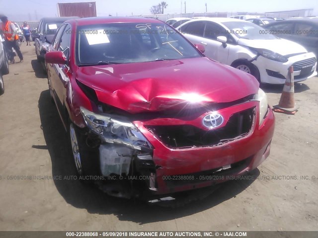 4T1BF3EK6AU508529 - 2010 TOYOTA CAMRY SE/LE/XLE 红色 照片 6