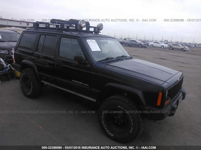 1J4FF68S5XL593990 - 1999 JEEP CHEROKEE SPORT/CLASSIC BLACK photo 1