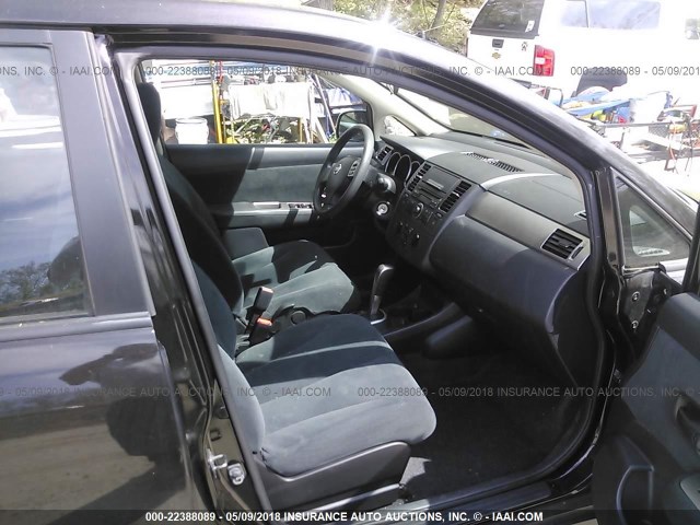 3N1BC1CP1AL423496 - 2010 NISSAN VERSA S/SL BLACK photo 5