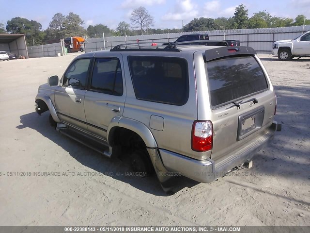 JT3GN86R010209085 - 2001 TOYOTA 4RUNNER SR5 GOLD photo 3