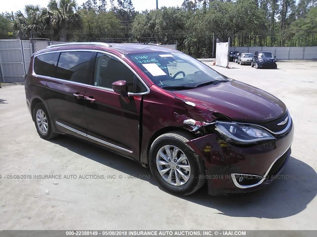 2C4RC1BG7JR120836 - 2018 CHRYSLER PACIFICA TOURING L Կարմիր լուսանկար 1