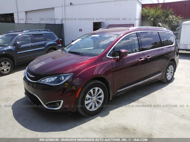 2C4RC1BG7JR120836 - 2018 CHRYSLER PACIFICA TOURING L Կարմիր լուսանկար 2