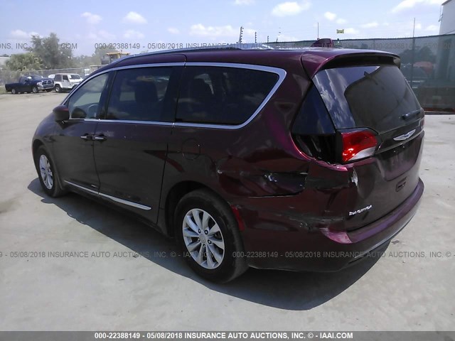 2C4RC1BG7JR120836 - 2018 CHRYSLER PACIFICA TOURING L RED photo 3