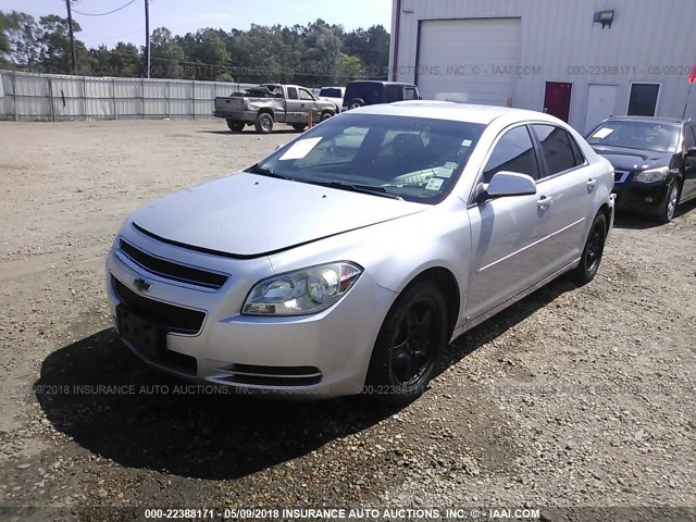 1G1ZH57B69F251144 - 2009 CHEVROLET MALIBU 1LT 银色 照片 2