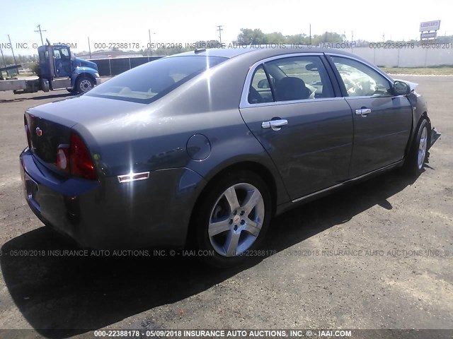 1G1ZH57B48F161845 - 2008 CHEVROLET MALIBU 1LT 灰色 照片 4