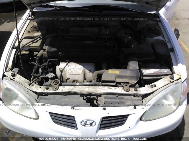 KMHJF35F0YU941983 - 2000 HYUNDAI ELANTRA GLS WHITE photo 10