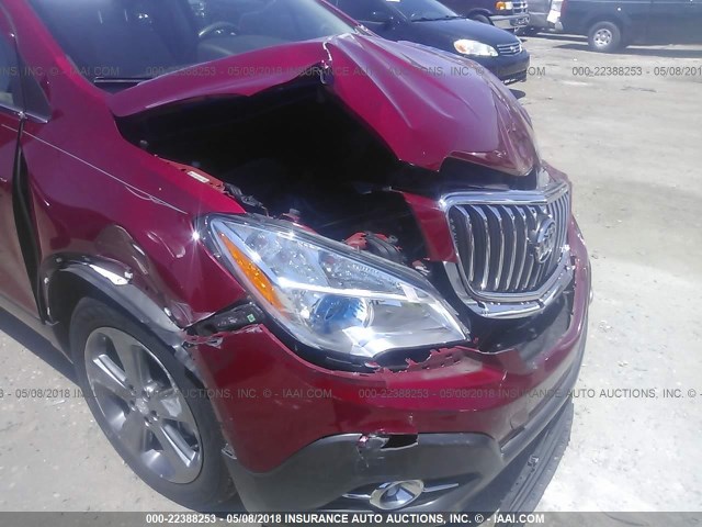 KL4CJBSB2EB548267 - 2014 BUICK ENCORE CONVENIENCE 红色 照片 6