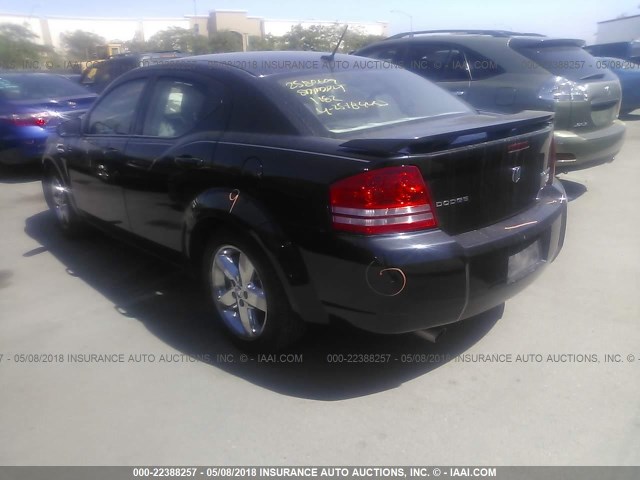 1B3CC5FV3AN218024 - 2010 DODGE AVENGER R/T BLACK photo 3