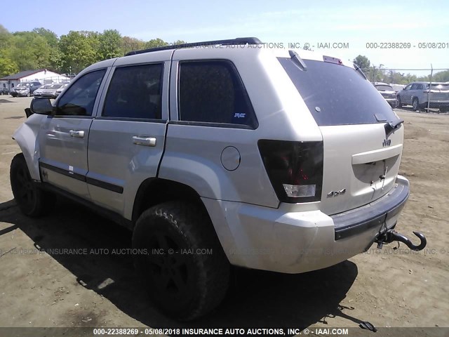 1J8GR48K37C561036 - 2007 JEEP GRAND CHEROKEE LAREDO/COLUMBIA/FREEDOM 银色 照片 3