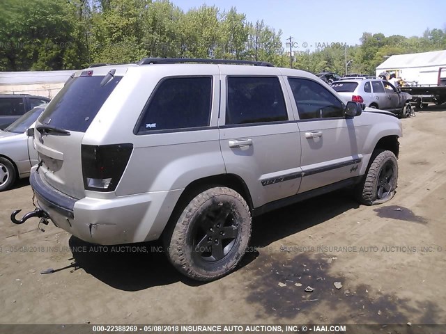 1J8GR48K37C561036 - 2007 JEEP GRAND CHEROKEE LAREDO/COLUMBIA/FREEDOM 银色 照片 4