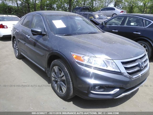 5J6TF2H55DL005622 - 2013 HONDA CROSSTOUR EXL ნაცრისფერი ფოტო 1