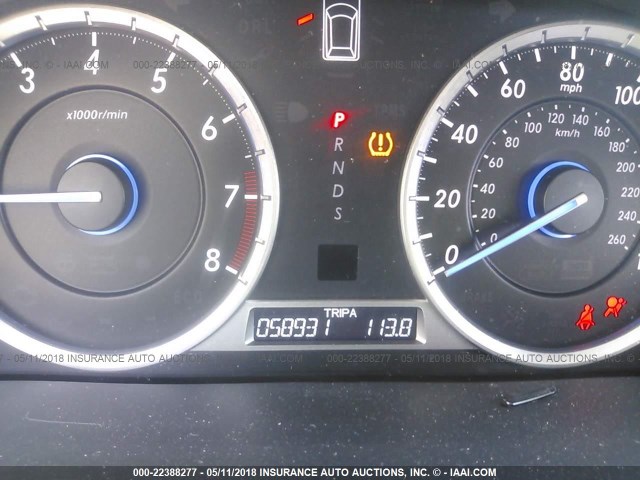 5J6TF2H55DL005622 - 2013 HONDA CROSSTOUR EXL ნაცრისფერი ფოტო 7