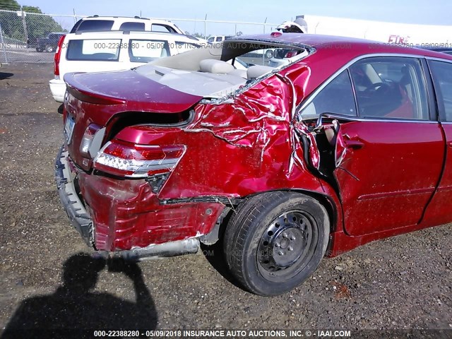 4T4BF3EK1AR074865 - 2010 TOYOTA CAMRY SE/LE/XLE RED photo 6