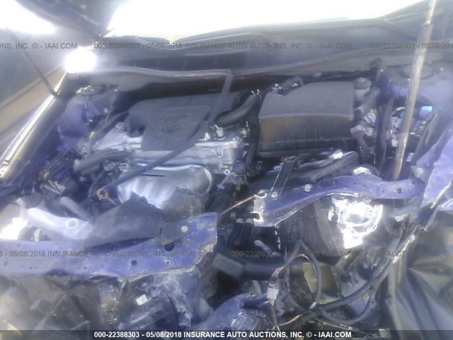4T1BF1FK7GU568069 - 2016 TOYOTA CAMRY LE/XLE/SE/XSE BLUE photo 10