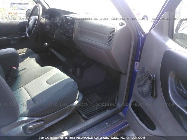 4F4YR46E54TM01879 - 2004 MAZDA B4000 CAB PLUS BLUE photo 5