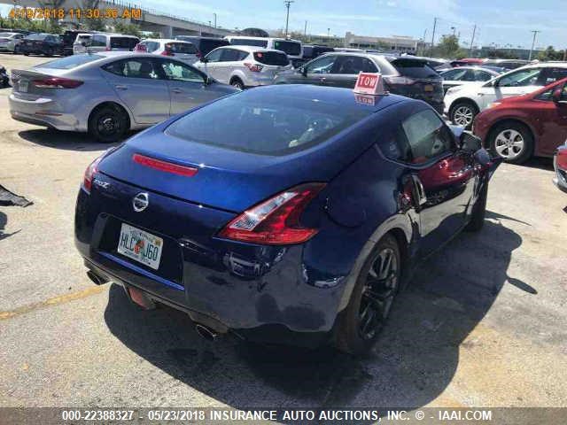 JN1AZ4EH6JM572431 - 2018 NISSAN 370Z TOURING/SPORT/NISMO BLUE photo 4