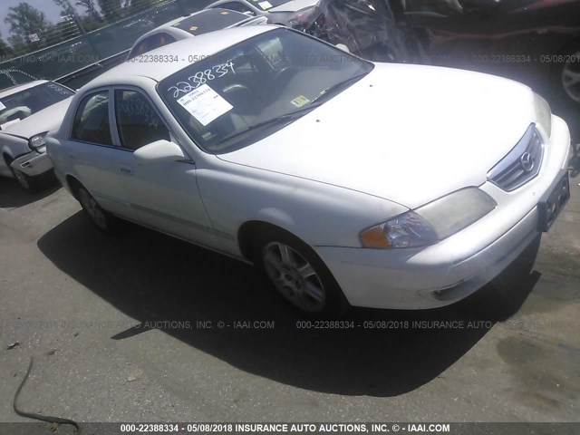 1YVGF22F525289192 - 2002 MAZDA 626 ES/LX WHITE photo 1