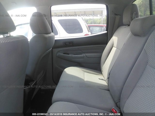 5TFJX4GN8DX018672 - 2013 TOYOTA TACOMA DOUBLE CAB თეთრი ფოტო 8
