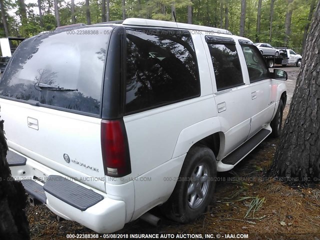 1GYEK63R3YR219985 - 2000 CADILLAC ESCALADE LUXURY თეთრი ფოტო 4