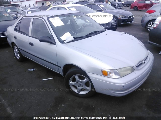 1NXBR12E7XZ269169 - 1999 TOYOTA COROLLA VE/CE/LE SILVER photo 1