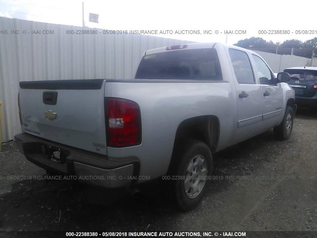 3GCPCSE02BG377874 - 2011 CHEVROLET SILVERADO C1500 LT GRAY photo 4