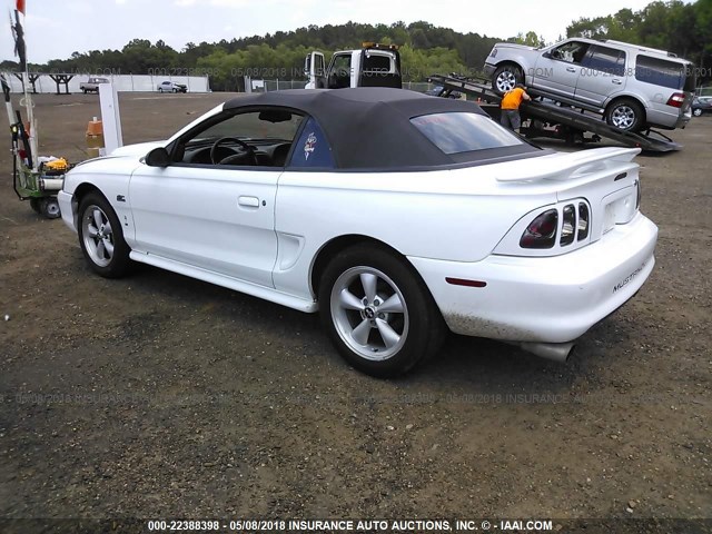 1FALP45T7SF144993 - 1995 FORD MUSTANG GT/GTS WHITE photo 3