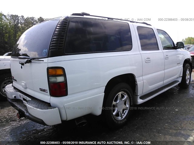 1GKFK66U84J253833 - 2004 GMC YUKON XL DENALI WHITE photo 4