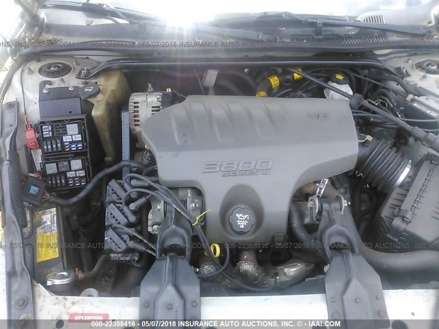 2G1WH52K139125512 - 2003 CHEVROLET IMPALA LS SILVER photo 10