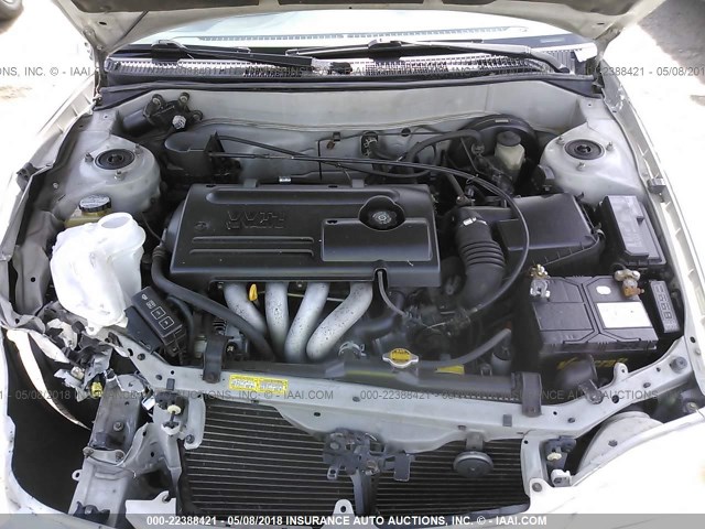 2T1BR18EXYC285036 - 2000 TOYOTA COROLLA VE/CE/LE 银色 照片 10