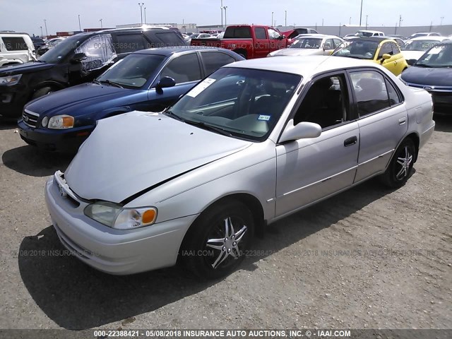 2T1BR18EXYC285036 - 2000 TOYOTA COROLLA VE/CE/LE 银色 照片 2