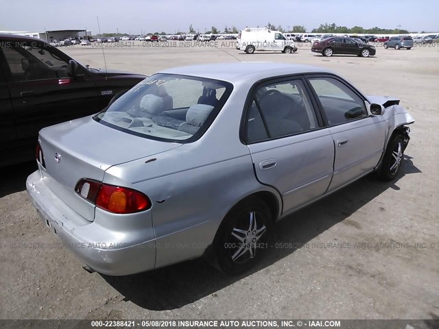 2T1BR18EXYC285036 - 2000 TOYOTA COROLLA VE/CE/LE 银色 照片 4