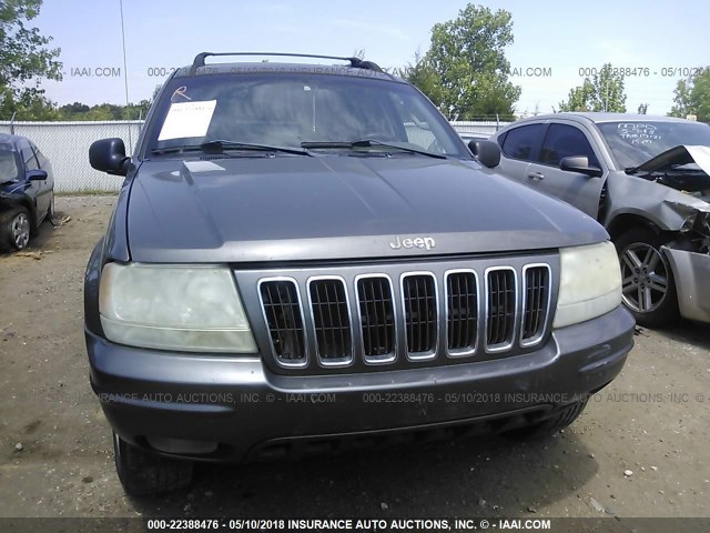 1J8GX58NX3C548378 - 2003 JEEP GRAND CHEROKEE LIMITED GRAY photo 6