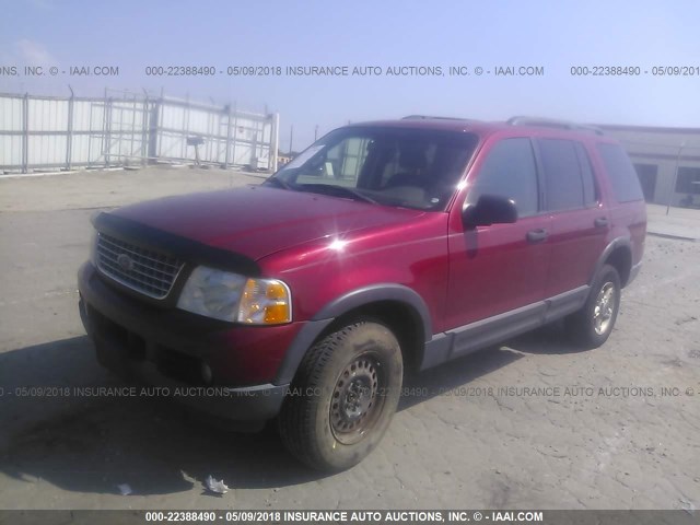 1FMZU73K03ZA96130 - 2003 FORD EXPLORER XLT/XLT SPORT/NBX RED photo 2