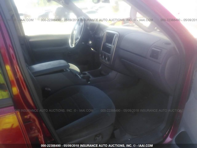 1FMZU73K03ZA96130 - 2003 FORD EXPLORER XLT/XLT SPORT/NBX RED photo 5