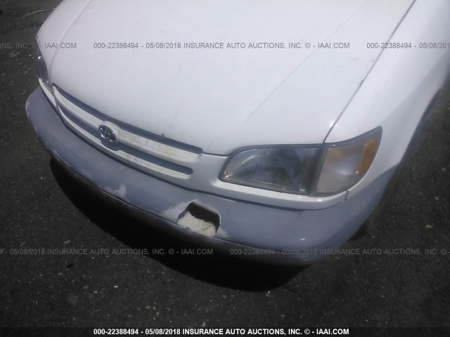 4T3ZF13CXYU287632 - 2000 TOYOTA SIENNA LE/XLE WHITE photo 6