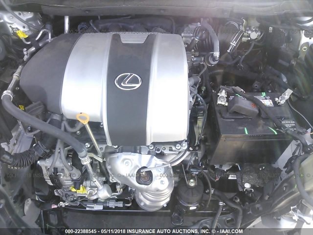 2T2ZZMCA4HC078867 - 2017 LEXUS RX 350/BASE/F SPORT SILVER photo 10