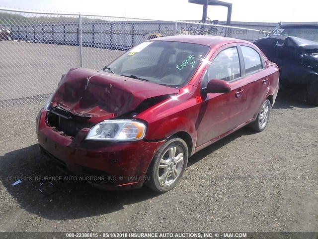 KL1TD5DEXBB117944 - 2011 CHEVROLET AVEO LS/LT 红色 照片 2