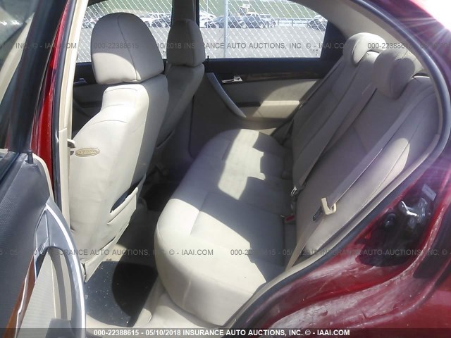 KL1TD5DEXBB117944 - 2011 CHEVROLET AVEO LS/LT 红色 照片 8