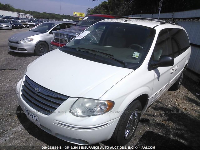 2A8GP64L76R805471 - 2006 CHRYSLER TOWN & COUNTRY LIMITED WHITE photo 2