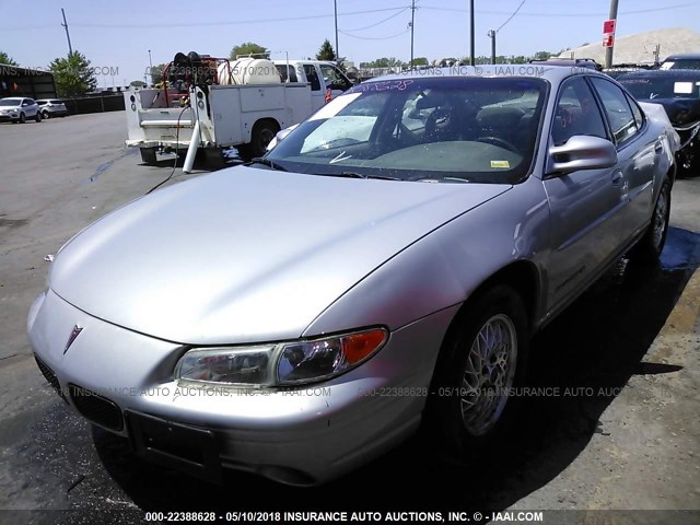 1G2WJ52J2YF119496 - 2000 PONTIAC GRAND PRIX SE 灰色 照片 2