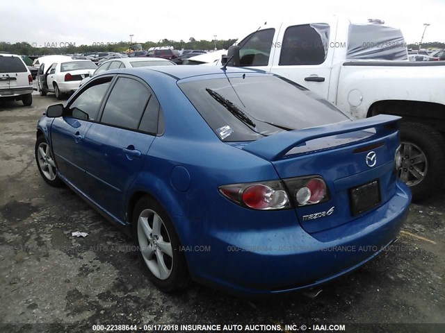 1YVHP84C765M04291 - 2006 MAZDA 6 I Синій фото 3