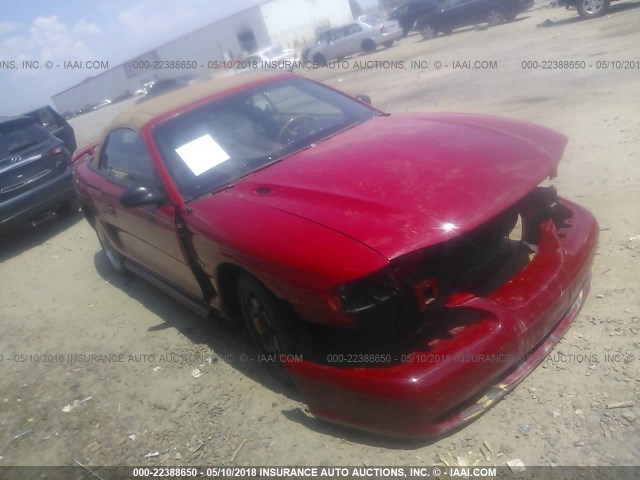 1FAFP45X2WF264268 - 1998 FORD MUSTANG GT RED photo 1