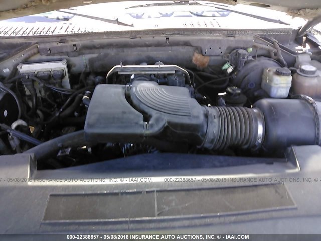 1FMRU15WX4LB16269 - 2004 FORD EXPEDITION XLT GRAY photo 10