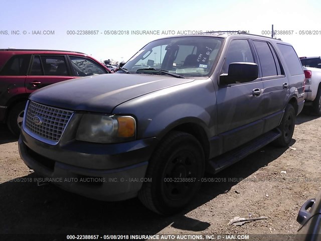 1FMRU15WX4LB16269 - 2004 FORD EXPEDITION XLT GRAY photo 2