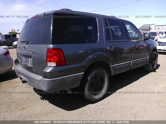 1FMRU15WX4LB16269 - 2004 FORD EXPEDITION XLT GRAY photo 4