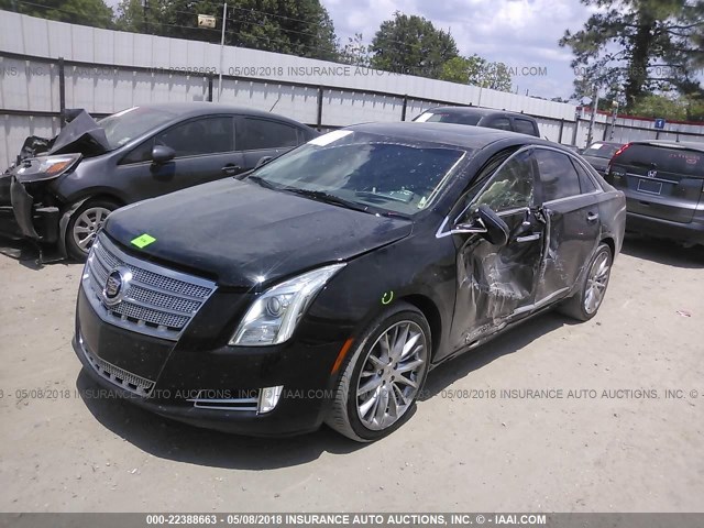 2G61U5S3XD9171740 - 2013 CADILLAC XTS PLATINUM BLACK photo 2