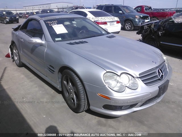 WDBSK75F75F092591 - 2005 MERCEDES-BENZ SL 500 银色 照片 1