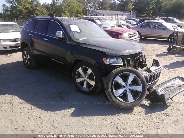 1C4RJEBG2GC390815 - 2016 JEEP GRAND CHEROKEE LIMITED BLACK photo 1