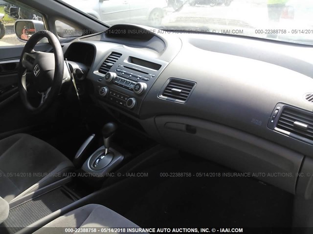 1HGFA16876L122440 - 2006 HONDA CIVIC EX SILVER photo 5